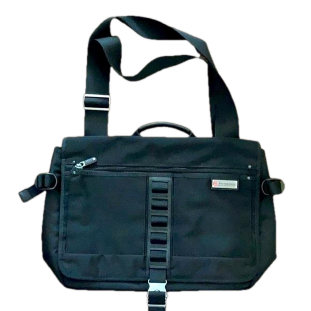 Victorinox SWISS army computer crossbody black nylon bag